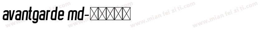 avantgarde md字体转换